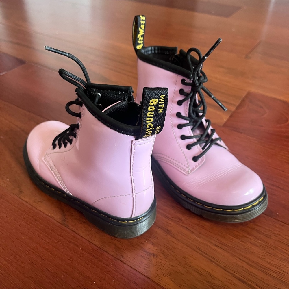 Dr. Martens Light Pink Combat Boots